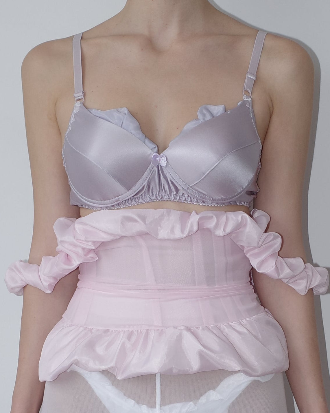 SATIN BRA / LILAC