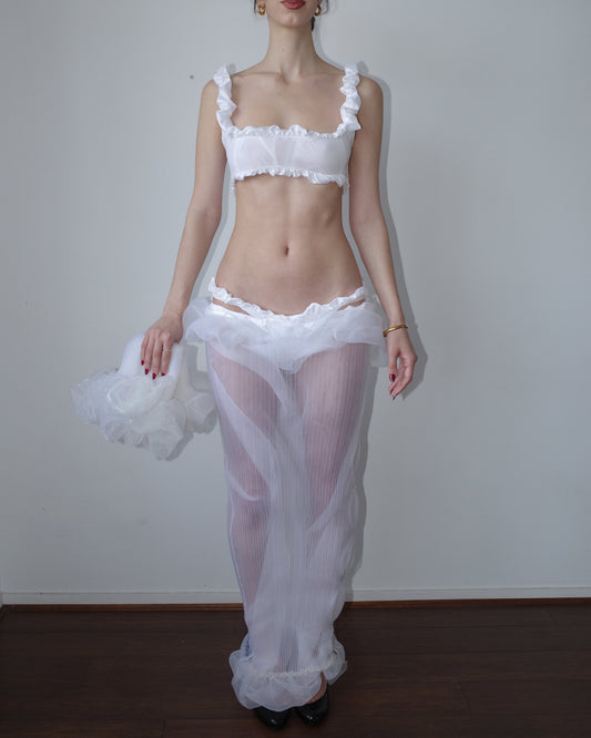 002 CROP TOP / PEARL