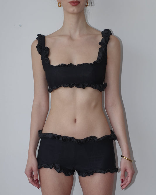 002 CROP TOP / ONYX